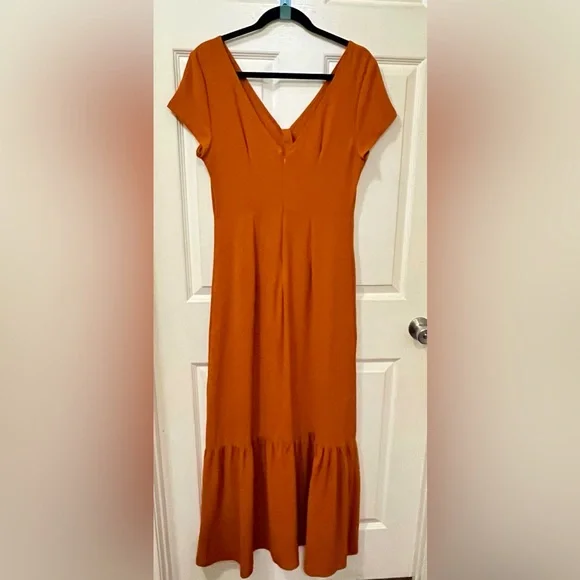 pumpkin spice maxi dress Size Medium - Picture 7 of 9